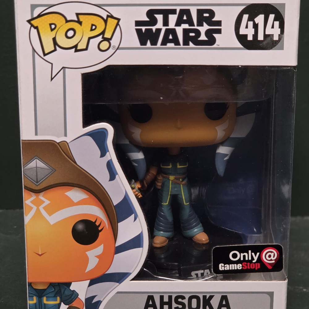Funko Star Wars Ahsoka Figure with Blue and Brown